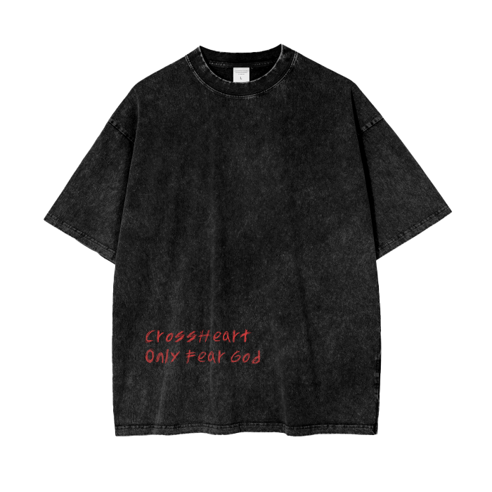 Cross Heart Faith Oversize T